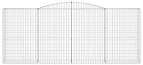 Cestos gabião arqueados 5pcs 400x50x160/180cm ferro galvanizado