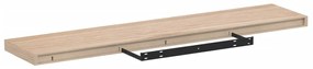 Prateleiras flutuantes 2 pcs 110x23,5x4 cm derivados de madeira