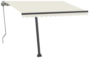 Toldo automático independente 350x250 cm cor creme