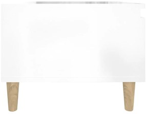 Mesa de apoio 50x46x35 cm derivados de madeira branco brilhante