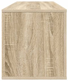 Sapateira parede 100x35x38 cm derivados madeira carvalho sonoma