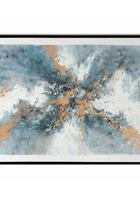 Pintura Dkd Home Decor Abstrato Moderno (156 X 3,8 X 106 cm)