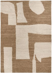 Tapete em lã artesanal de pelo curto Piece