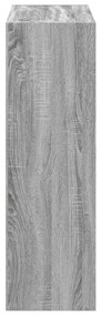 Estante 102x32x102 cm derivados de madeira cinzento sonoma