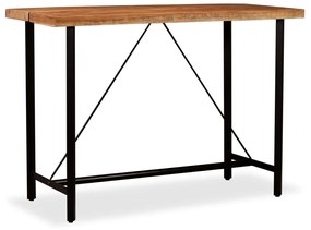 Mesa de bar 150x70x107 cm madeira de acácia maciça
