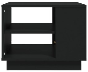 Mesa de centro 55x55x43 cm aglomerado preto