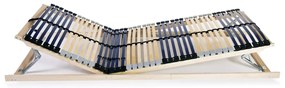 Estrados de ripas 2 pcs com 42 ripas 7 zonas 80x200 cm