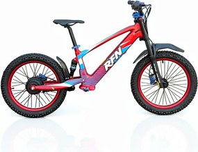 Bicicleta elétrica infantil 500W Roan RXF Evo Racing 18" Vermelha