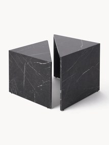 Mesa de centro com aspeto de mármore Vilma, conjunto de 2