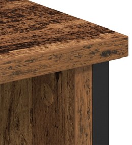 Gabinete de TV vidaXL Madeira Antiga 100x35x45 cm Madeira Engenharia e