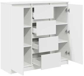 Aparador c/ gavetas 100,5x35x98,5cm derivados de madeira branco