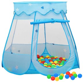 Tenda de brincar infantil 102x102x82 cm azul