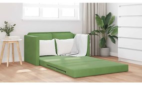 Sofá Loveseat Verde Claro Tecido, Madeira 2 Lugares Sofá Loveseat