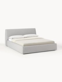 Cama estofada com arrumação Cloud