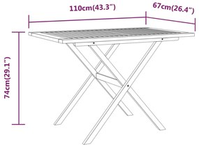 3 pcs conjunto de jantar para jardim com almofadões preto