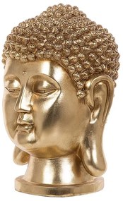 Estatueta decorativa dourada BUDDHA Beliani