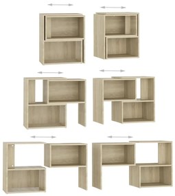 Móvel de TV 104x30x52 cm derivados de madeira carvalho sonoma