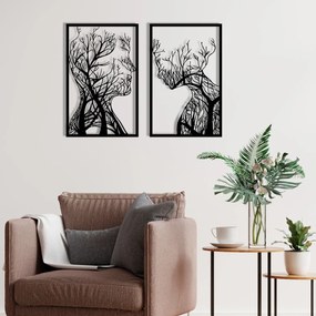 Acessório Decorativo de Parede Lutuf – Preto – 86 x 63 cm