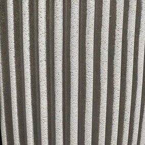 Vaso Groove 43x41 cm marfim