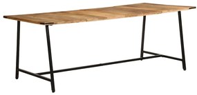 Mesa de jantar 200x100x75 cm madeira de mangueira maciça