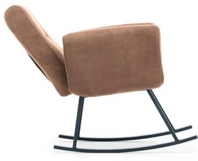Cadeira de Balanço Kono – Castanho Claro – 86x50x99 cm