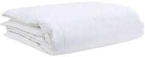 Edredão com travesseiro 2 pcs Branco 155 x 220 cm Penugem