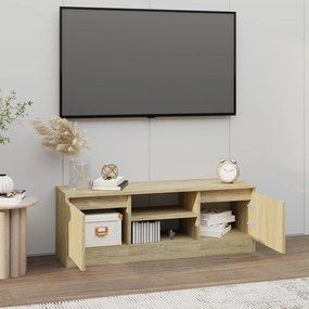 Móvel de TV com porta 102x30x36 cm carvalho sonoma
