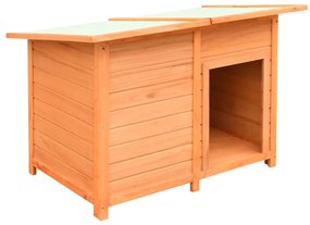 Casota para cão pinho e abeto maciços 120x77x86 cm