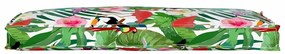 Almofada de Palete para Banco Tropical Jungle 110 x 40 x 8 cm em Tecid