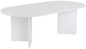 Mesa de Centro "Sable" – Branco, 105x65x40 cm, Design Acolhedor