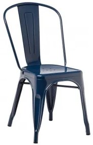 Pacote de 4 cadeiras empilháveis LIX Azul- Marinho - Sklum