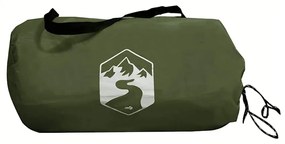 Lona de campismo 451x420 cm impermeável verde azeitona