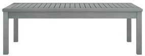 Mesa de centro 100x50x33 cm madeira de acácia maciça cinzento