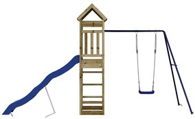Conjunto de brincar para exterior madeira de pinho impregnada