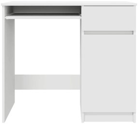 Secretária 86x49x76 cm derivados de madeira branco