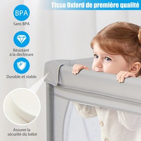 Cercadinho para bebês com 50 bolas, 2 portas, tela respirável e zíper