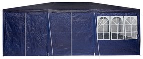 Tenda de Festa com 10 Laterais Azuis 6x4 m PE