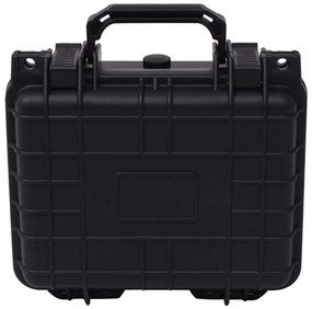 vidaXL Caixa protetora de equipamento 27x24,6x12,4 cm preto