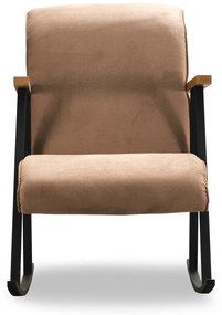 Cadeira de Balanço Yoka – Castanho Claro – 86x71x65 cm