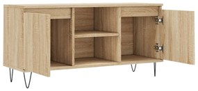 Móvel de TV 104x35x50 cm derivados de madeira carvalho sonoma