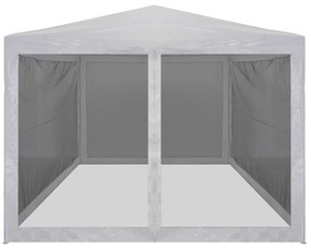 Tenda para festas com 4 paredes laterais em rede 4x3 m