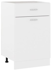 801220 vidaXL Armário inferior c/ gavetas 50x46x81,5cm contraplacado branco