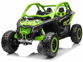 Carro elétrico para crianças 4x4 Can-am Maverick, 2 Lugares, suspensão dianteira e traseira, controle remoto de 2,4 Ghz, bateria portátil, 4 motores d