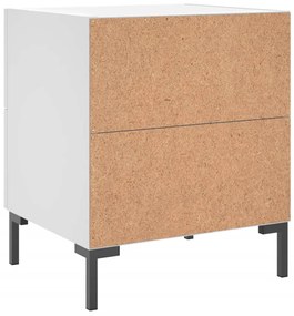 Mesa de cabeceira 40x35x47,5 cm derivados de madeira branco