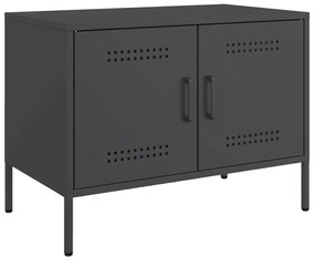 Móveis de TV 2 pcs 68x39x50,5 cm aço preto