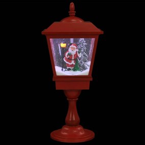 Candeeiro pedestal natalício com Pai Natal 64 cm LED