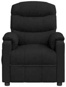 Poltrona de massagens elétrica tecido preto