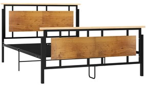 Estrutura de cama 140x200 cm metal