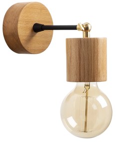 Candeeiro de Parede Xanthos – Natural – Diâmetro 10 cm, Altura 16 cm