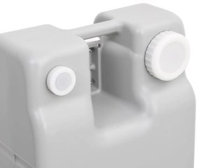 Tanque de água com rodas para campismo 75 L cinzento